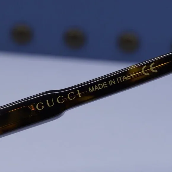 Gucci GG0556OJ 002 Square Eyeglasses - Havana 47mm display picture 1
